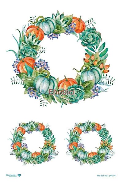 ehobici ورق ديكور نحاسي ماسي - P-014