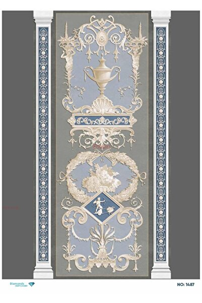 ehobici ورق ديكور نحاسي ماسي - 1487