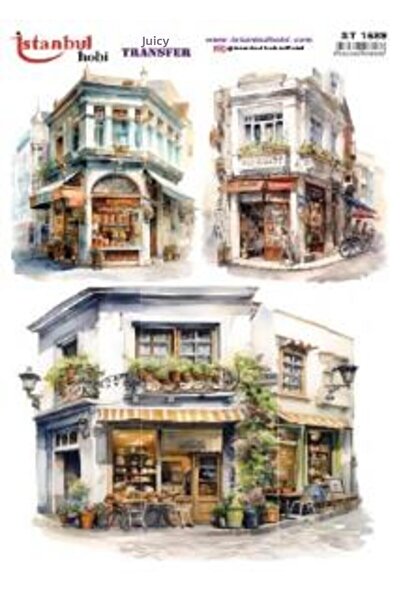 İstanbul Hobi ورق نقل مائي 25x35 سم ST-1589