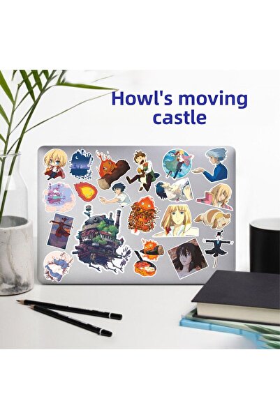 Hediyeni Al مجموعة ملصقات هاولز موفينج كاسل سيري 1 |   ملصق للكمبيوتر المحمول...