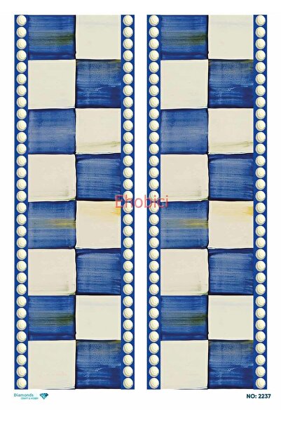 ehobici ورق ديكور من النحاس الماسي - 2237