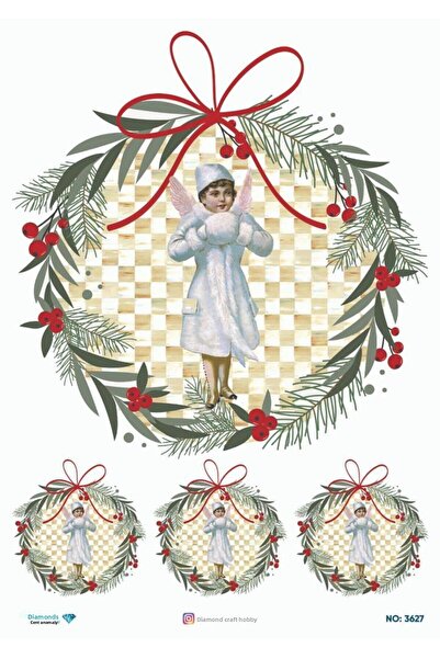 ehobici ورق ديكور من النحاس الماسي - 3627