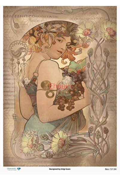 ehobici ورق ديكور من النحاس الماسي - 5134