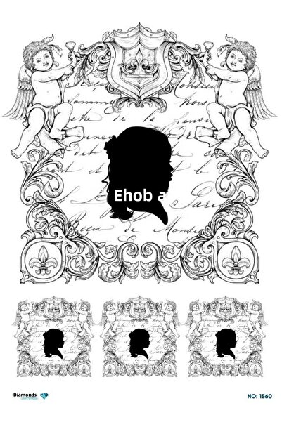 ehobici ورق ديكور نحاسي ماسي - 1560