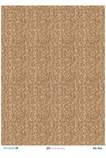 ehobici ورق ديكور نحاسي ماسي - 3144