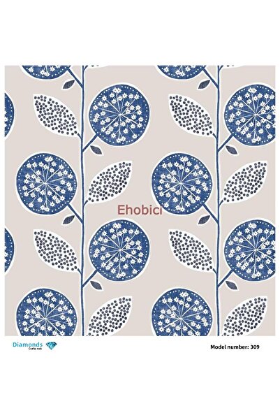 ehobici ورق ديكور نحاسي ماسي - 309 - 30x30