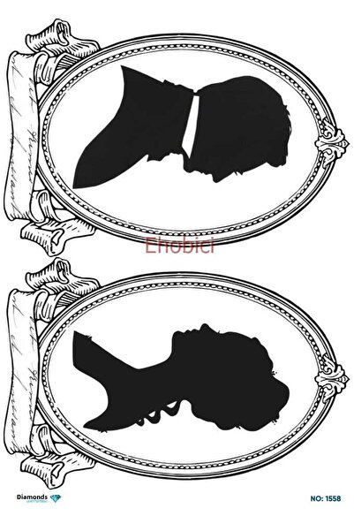 ehobici ورق ديكور نحاسي ماسي - 1558
