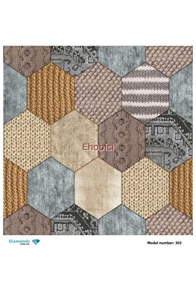 ehobici ورق ديكور نحاسي ماسي - 303 - 30x30