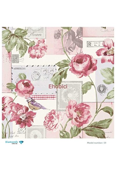 ehobici ورق ديكور نحاسي ماسي - 059 - 30x30