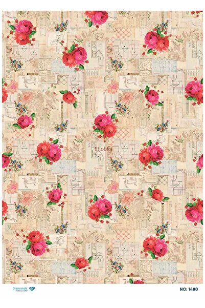 ehobici ورق ديكور نحاسي ماسي - 1480