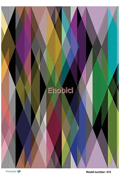 ehobici ورق ديكور من النحاس الماسي - 472