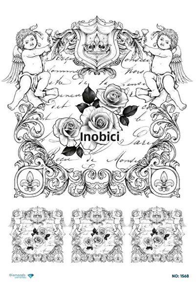 ehobici ورق ديكور نحاسي ماسي - 1568