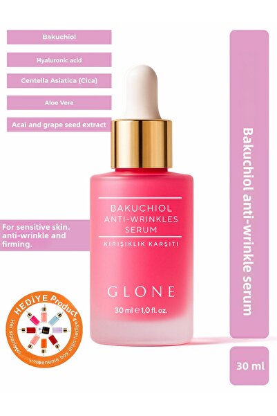 GLONE مصل الوجه المضاد للتجاعيد بالباكوتشيول |   30 مل |   بديل طبيعي للريتين...