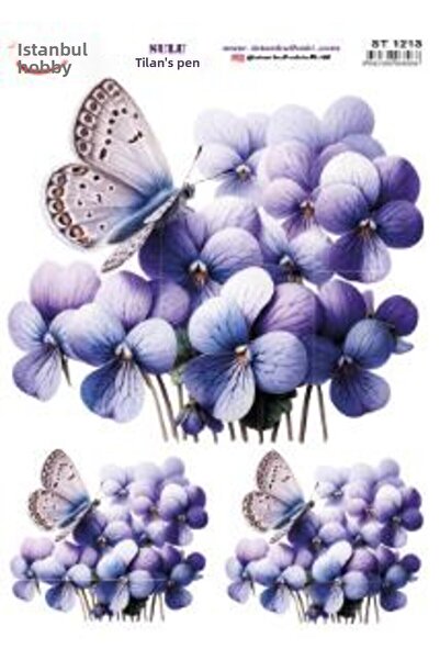 İstanbul Hobi Water Transfer Paper 25X35Cm St-1213