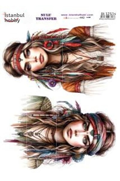 İstanbul Hobi ورق نقل مائي 25×35 سم ST-1761