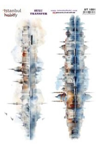 İstanbul Hobi ورق نقل مائي 25×35 سم ST-1581