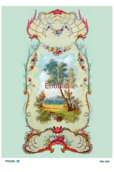 ehobici ورق ديكور نحاسي ماسي - 1431