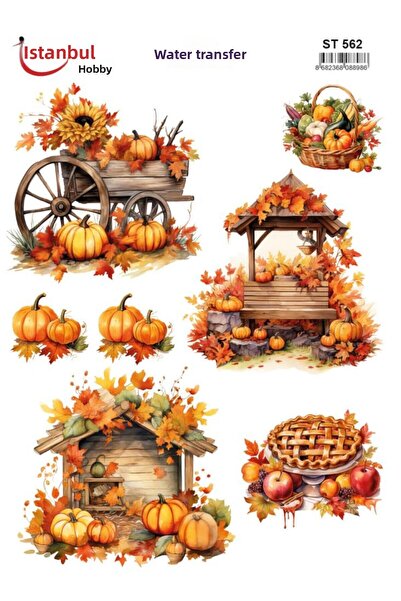 İstanbul Hobi ورق نقل مائي 25×35 سم ST-562