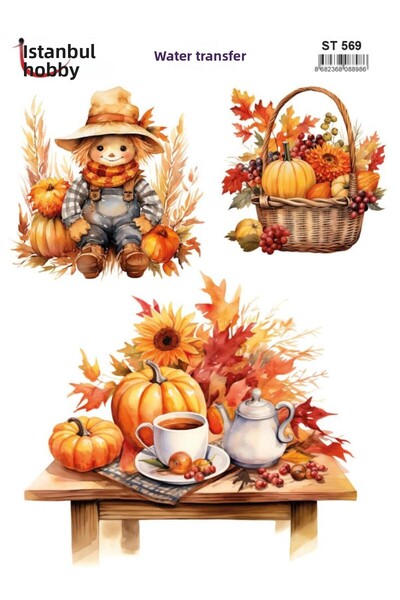 İstanbul Hobi ورق نقل مائي 25×35 سم ST-569