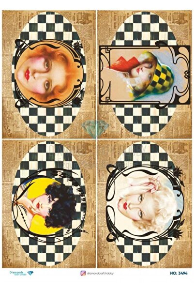 ehobici ورق ديكور نحاسي ماسي - 3494