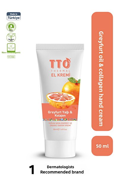 TTO Thermal Hand Cream – Grapefruit Oil & Collagen (50 ml)