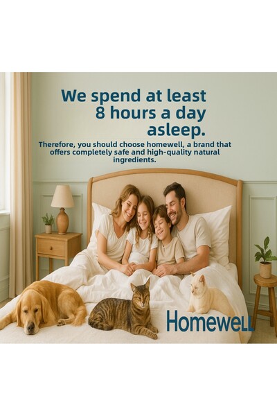 homewell 100% Pure English Wool Hypoallergenic Washable Single Premium Quilt White