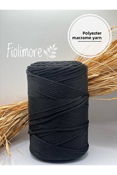 Fiolimore Πολυεστερικό κορδόνι μακραμέ (200 γραμμάρια-230 μέτρα) Νο: 4 Κορδόν...