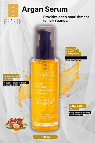 ERASTE سيروم العناية بالشعر بمحتوى الأرغان 120 مل