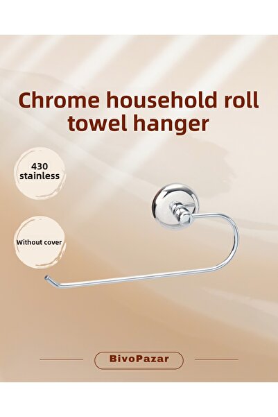 Palex Chrome Household Roll Towel Paper Hanger