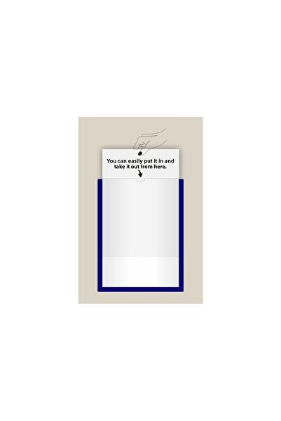 Yönline 10 Pieces A4 Navy Blue Document Certificate Frame Self-Adhesive Easy to Replace Foil