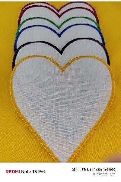 GALATATEKS servetel de prezentare pentru cocktail cu inimă colorată 6 buc