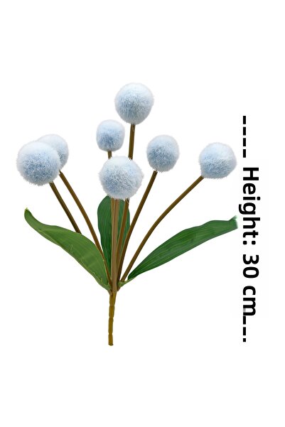 Çınar çiçekçilik Floare artificială Buchet mic Pompon 7 ramuri 30cm înălțime.