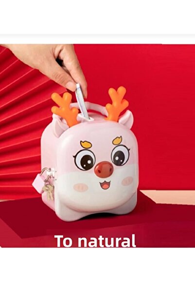 DOĞALYA Pușculiță drăguță pentru copii cu blocare