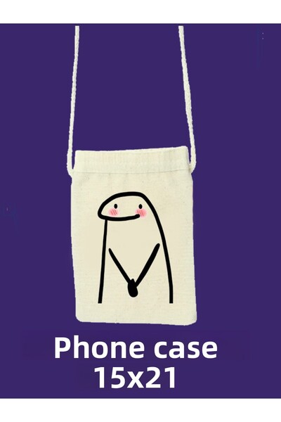 Boom town Cloth Bag Crossbody Drawstring Velcro Wallet Phone Case