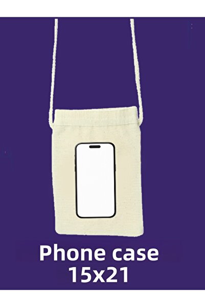 Boom town Cloth Bag Crossbody Drawstring Velcro Wallet Phone Case
