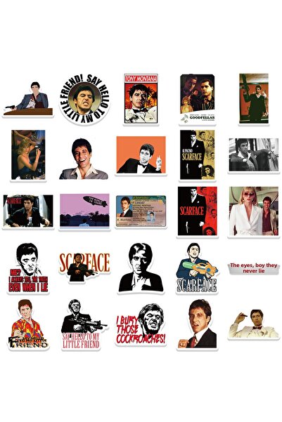 Hediyeni Al مجموعة ملصقات سكارفيس |   جدول أعمال الكمبيوتر المحمول، الكمبيوتر...