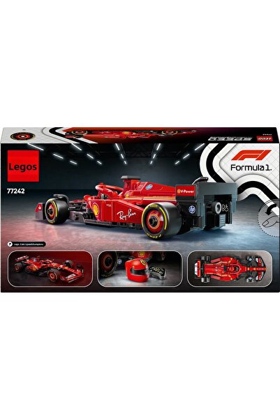 LEGO Speed Champions Ferrari SF-24 F1 Race Car 77242 Toy - 10+ Building Set (275 Pieces)