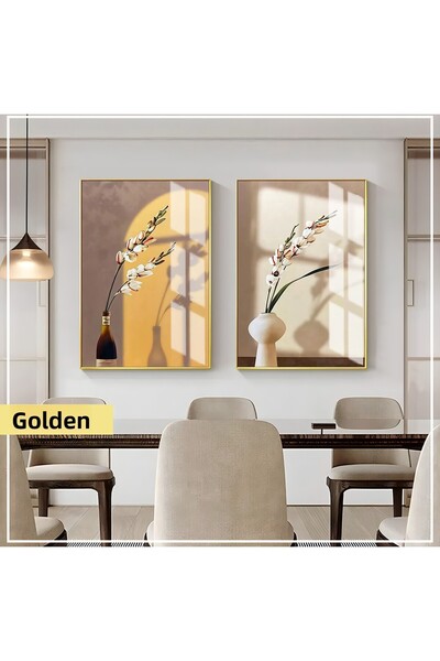 Harikabirev HARİKABİREV | COMBINAT BOHEMIAN CU PLANTE ÎN O VASĂ IUBITĂ | TABL...