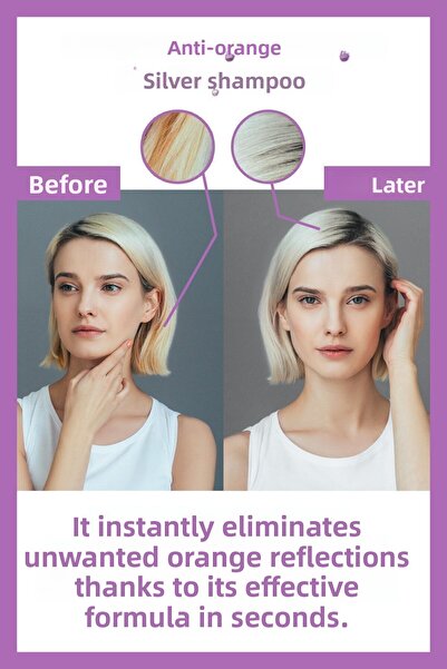 First Lima Professional 200ml Silver Anti-Orange - Purple Shampoo