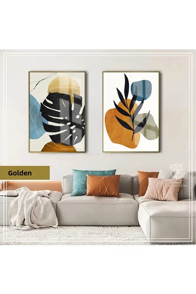 Harikabirev Hari̇kabi̇rev | Blue-Brown Tone Bohemian Herbal Combination | Fra...