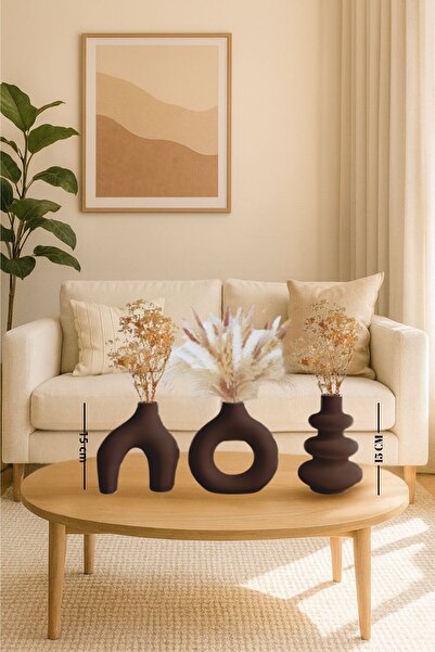 Minima Art Studio Σετ 3 βάζων 15 εκ. (ΜΕΓΑΛΟ ΜΕΓΕΘΟΣ) σε σκανδιναβικό στυλ Bohemian Δώρο Pinterest Σετ βάζων Pampas