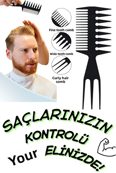 Lovendas Wax Comb Set 3-Piece Hair Styling Comb Set