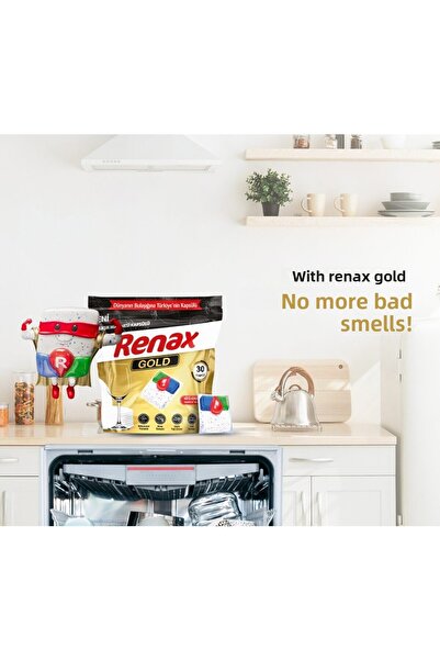 RENAX Gold Dishwasher Capsule All-In-One 140 Tablets