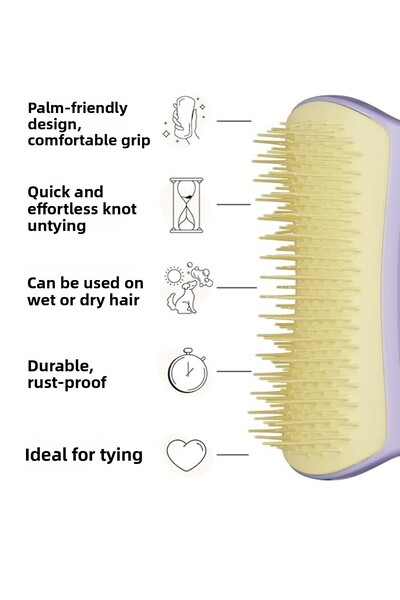 Tangle Teezer Pet teezer small detangling - lilac / yellow - 5060630041717
