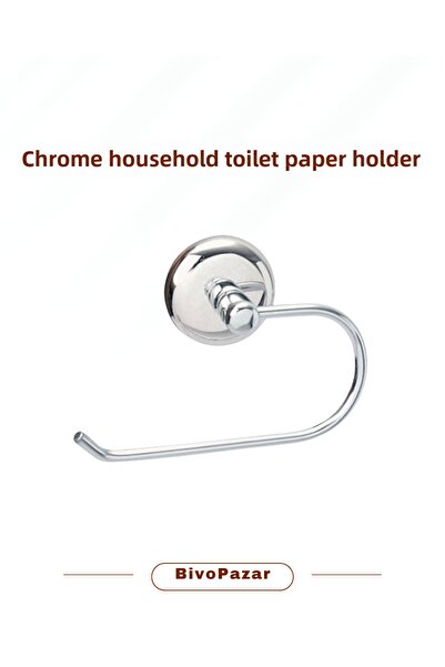 Palex Chrome Toilet Roll Holder Toilet Paper Holder - Stainless Toilet Roll Holder