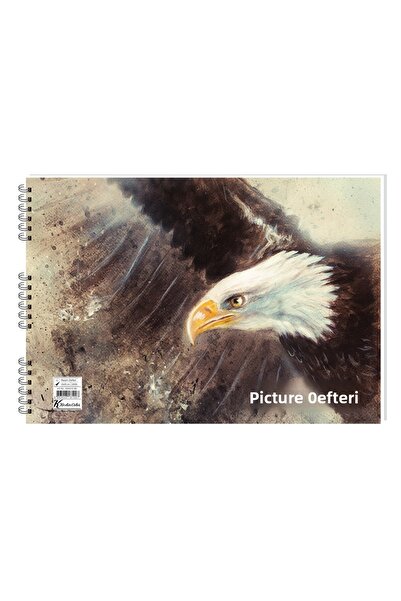 KESKİN COLOR دفتر الرسم الفني مقاس 25 × 35 - دفتر الرسم والتلوين 15 ورقة - قطعة واحدة