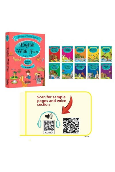 Language Publishers Reading 10 English Stories, Level 5. Class - Stage -1. Q.R. Coded + 1 Workbook Practice Book