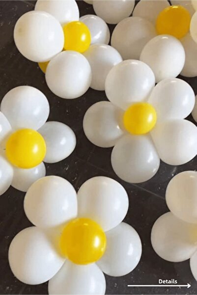 Bunloon مجموعة بالونات باباتيا 36 بالون + 6 أدوات - زينة حفلات باللونين الأصف...