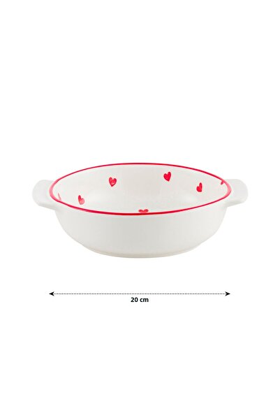 LC Waikiki Red Printed Porcelain Bowl 20 cm