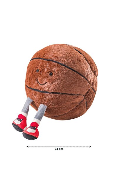 LC Waikiki Μικτό βελούδινο μαξιλάρι μωρού με φιγούρα μπάλας μπάσκετ 24 εκ.